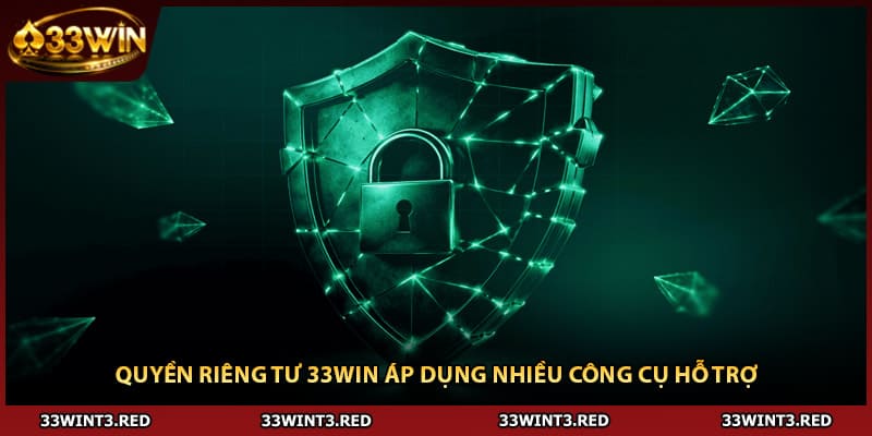 Quyền Riêng Tư 33WIN: Tăng Mức Độ An Toàn Trải Nghiệm 3 Quyền riêng tư 33WIN áp dụng nhiều công cụ hỗ trợ